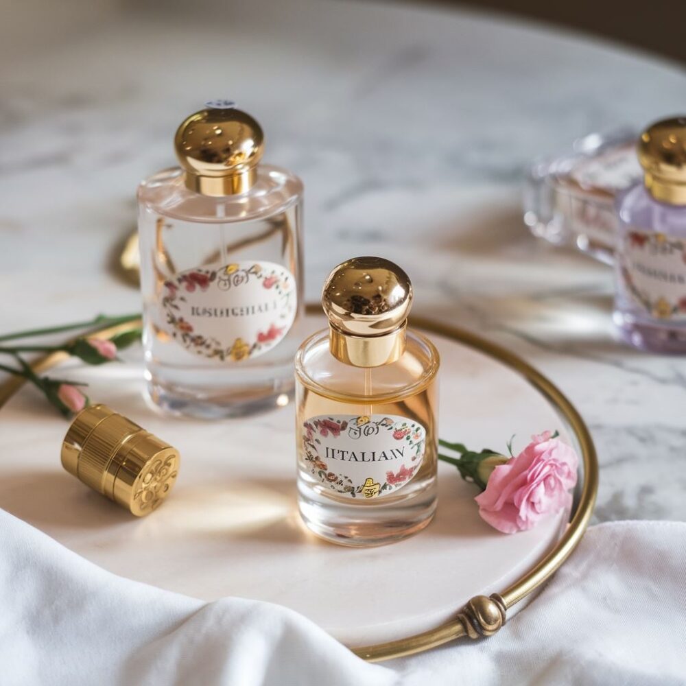 butelki luksusowych perfum