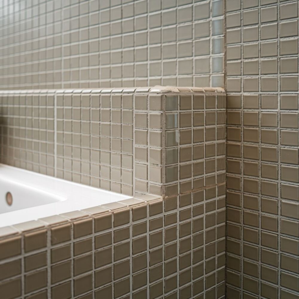 detal płytek i fugi