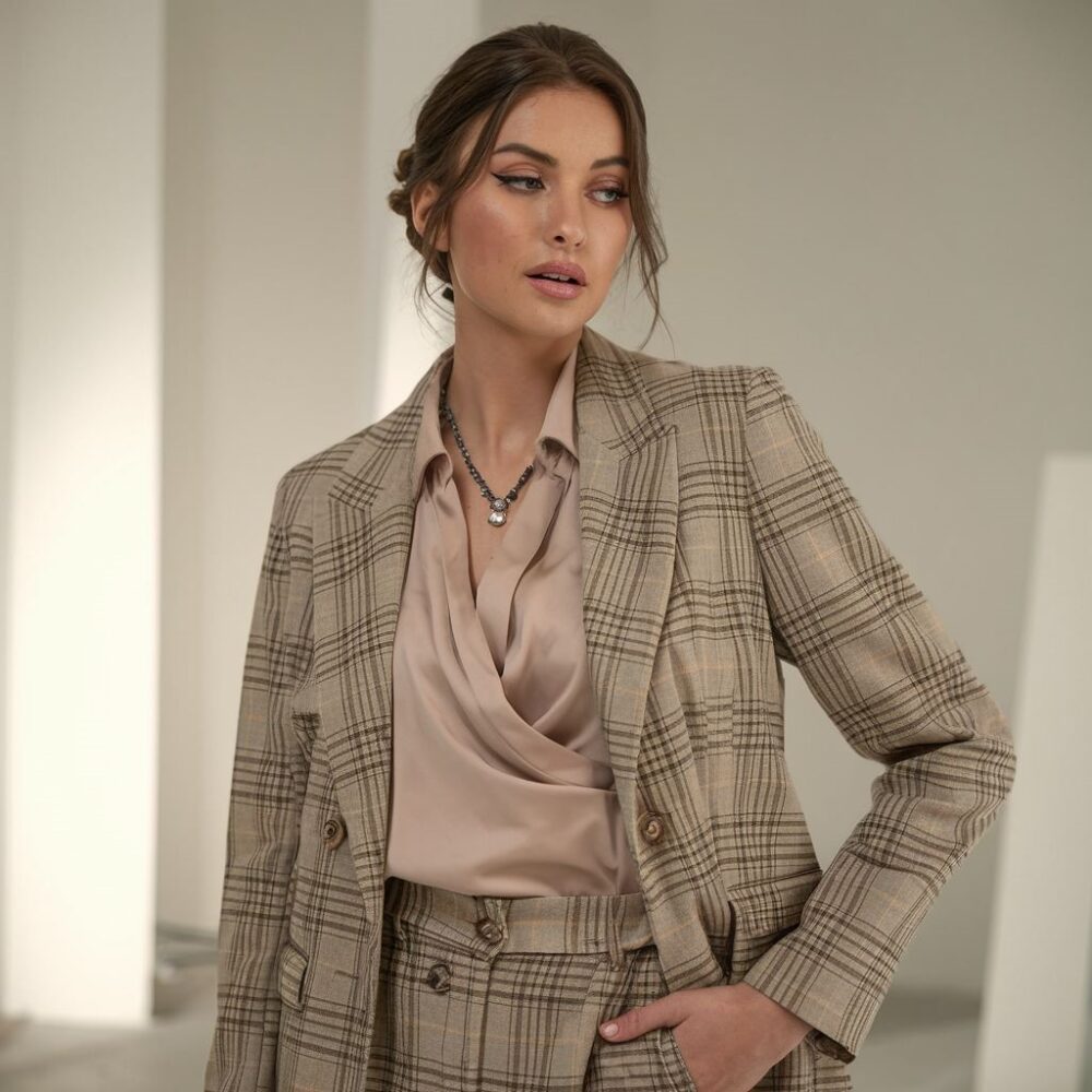 elegancka bluzka do marynarki