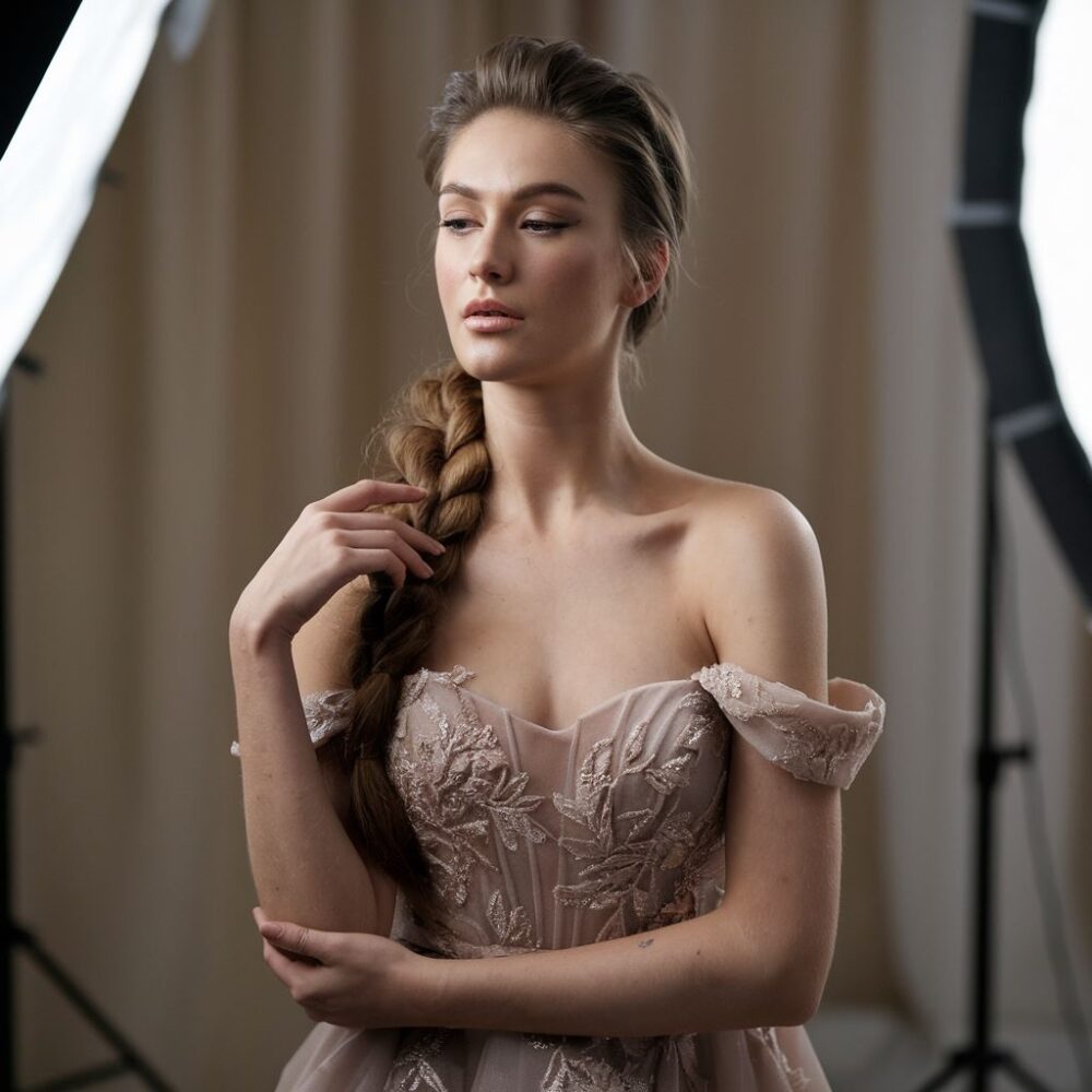 elegancka kobieta w sukience