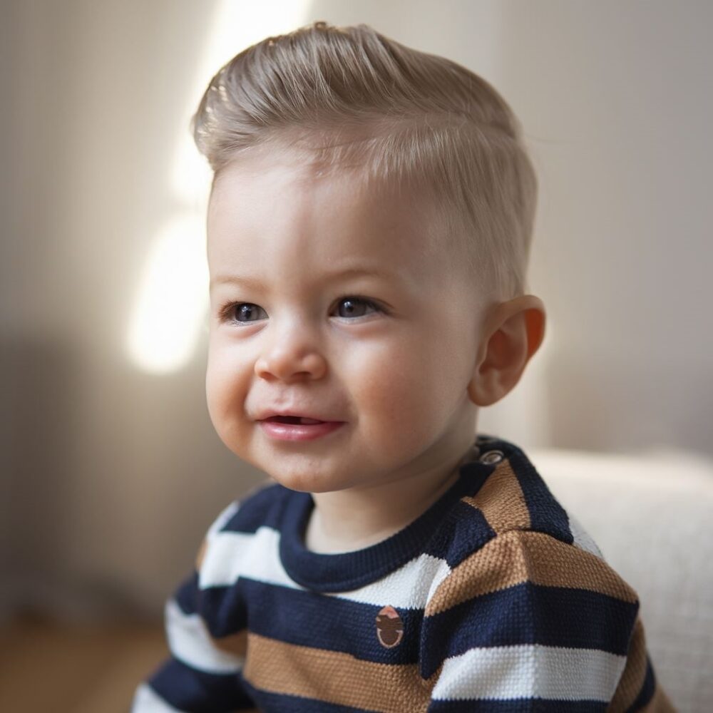 fryzura dla rocznego chłopca