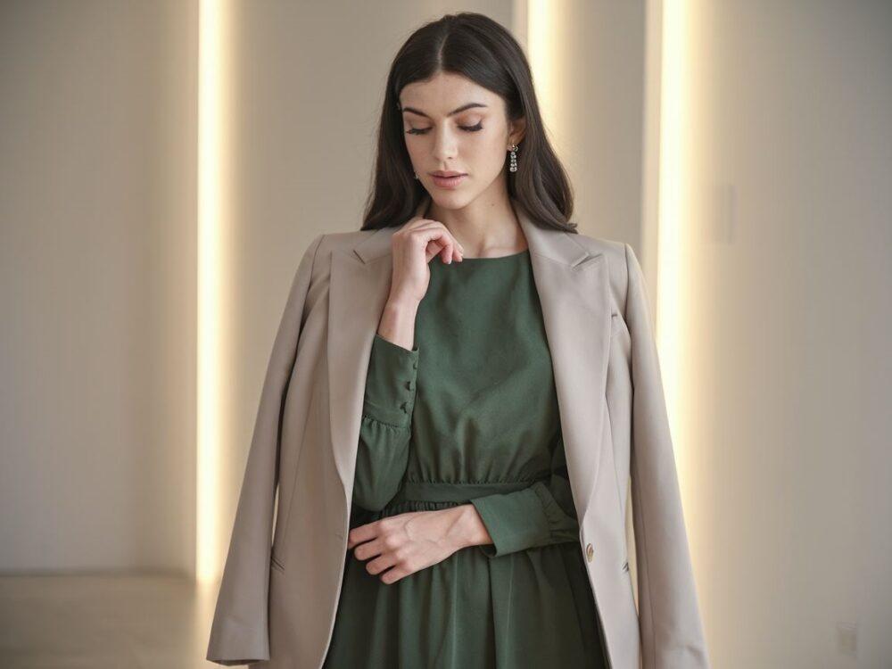 modna marynarka do sukienki