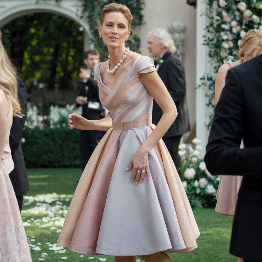 modna sukienka pastelowa