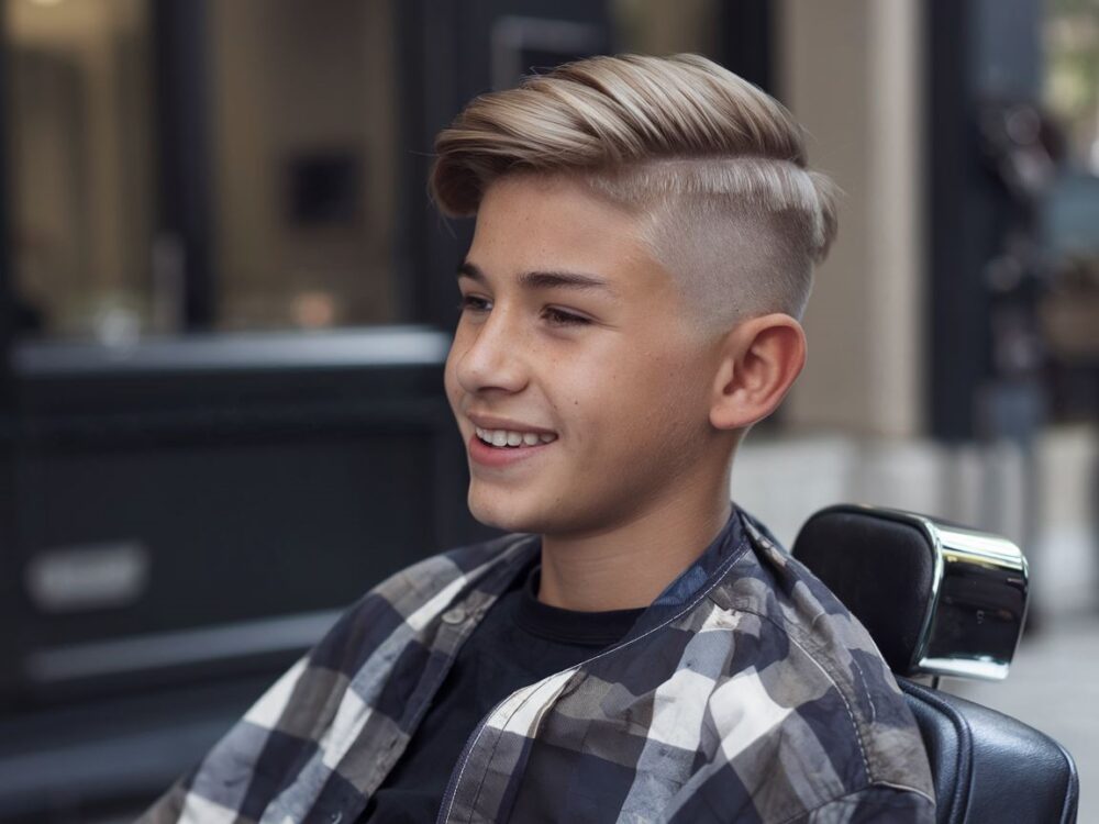 nowoczesne fryzury chłopięce