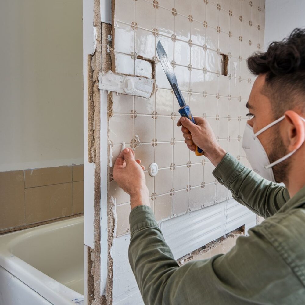 płytki ceramiczne bez uszkodzeń