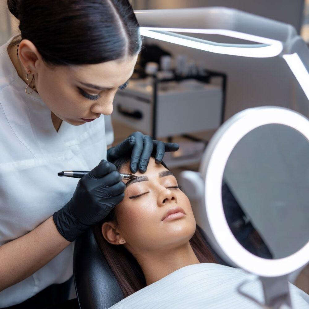 trwałość makijażu brwi