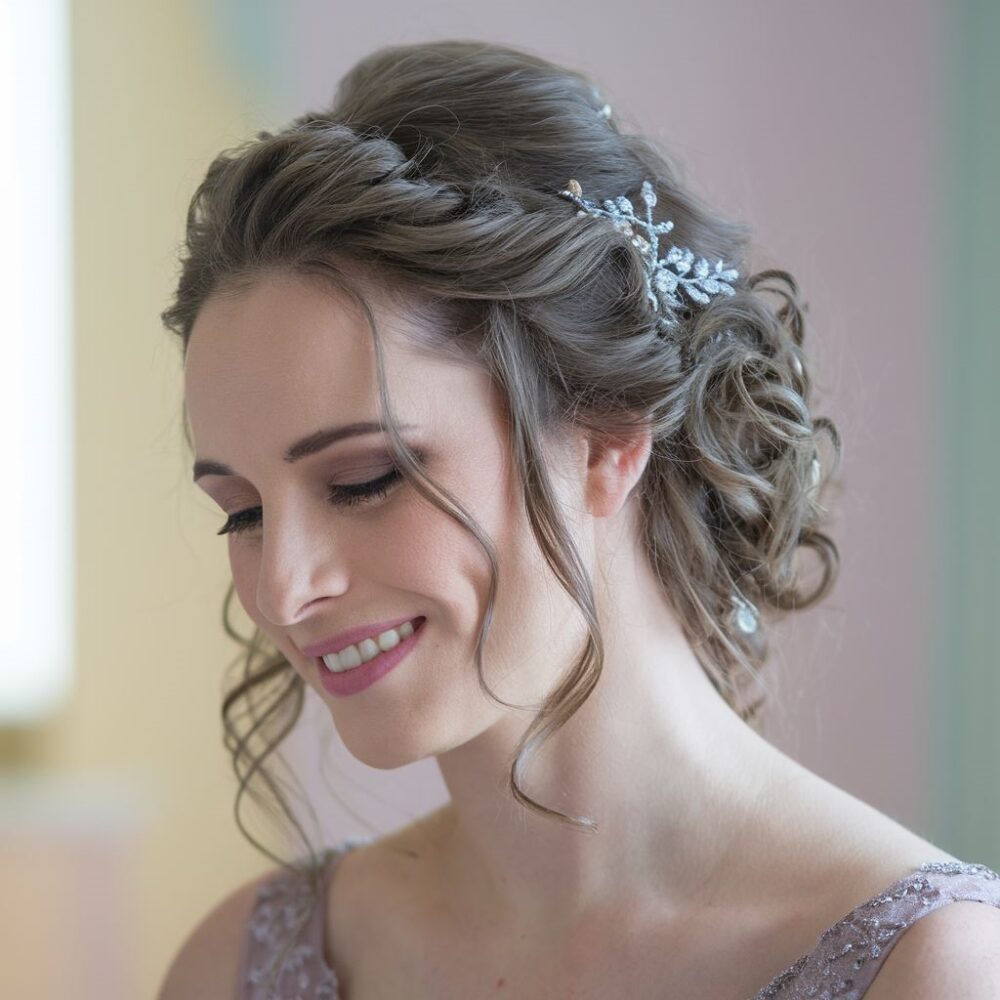 upięcie komunijne dla mamy