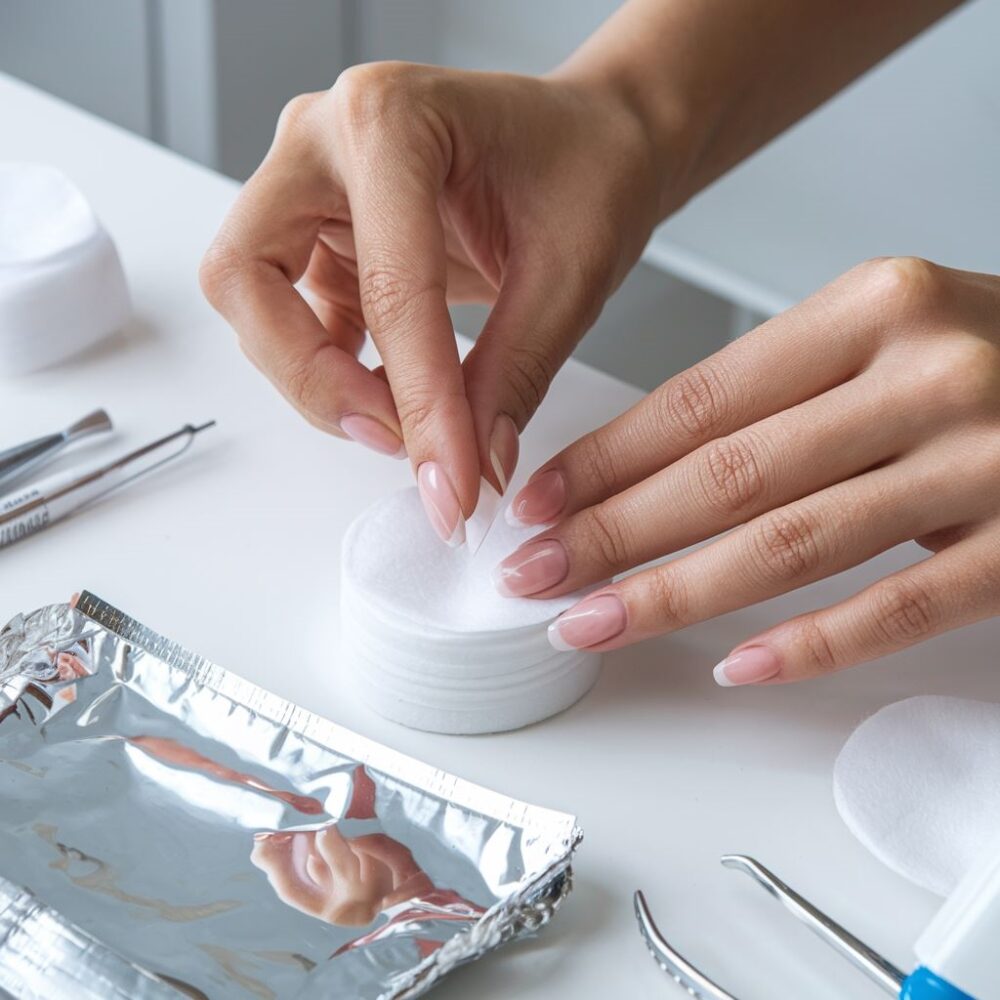 usuwanie paznokci żelowych